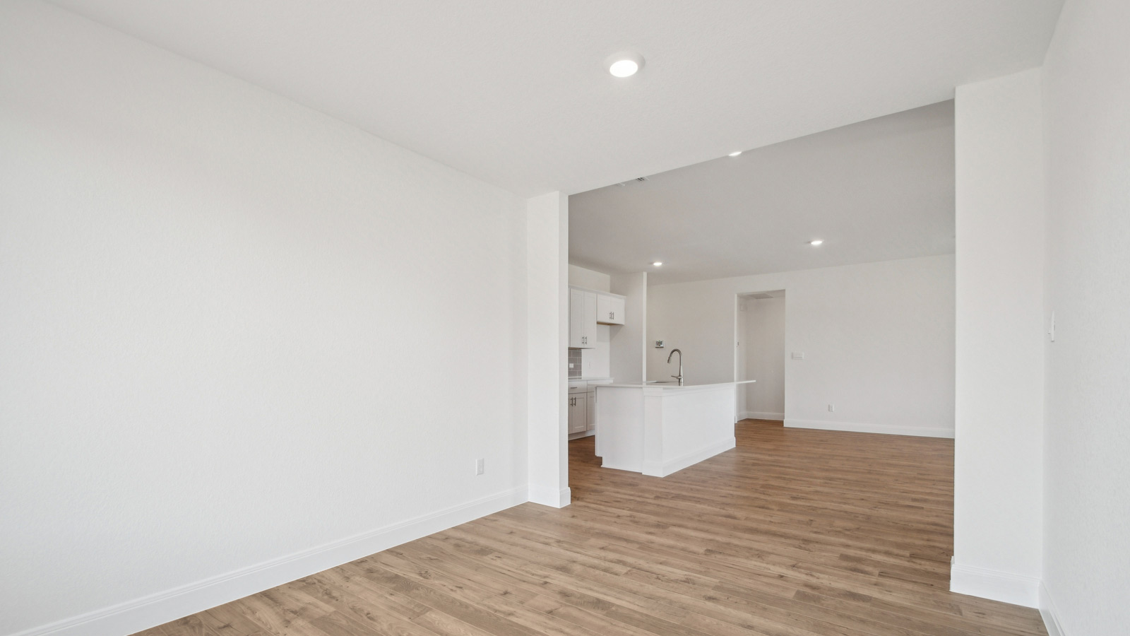 Flex space located off the living area.