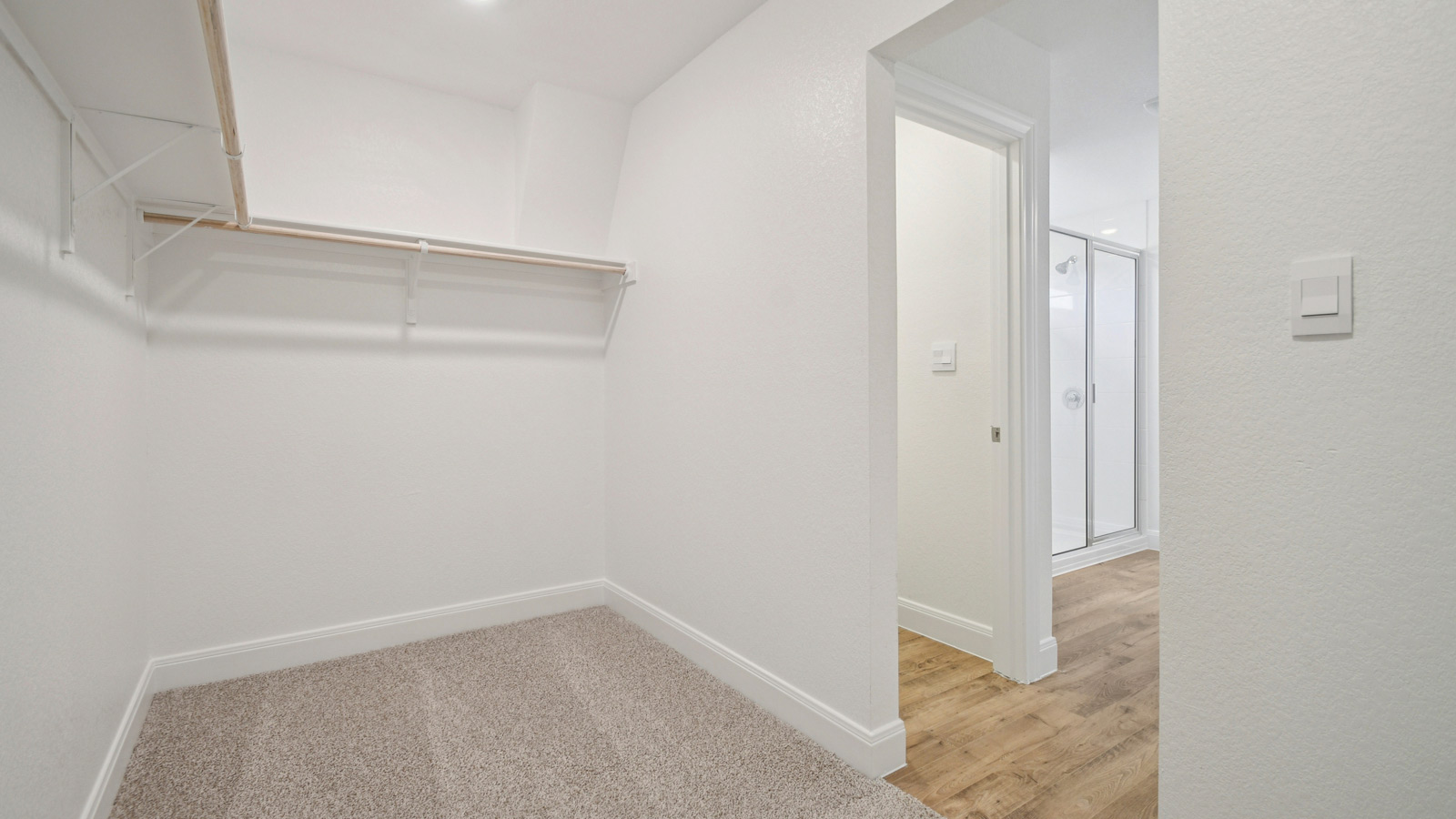 Closet in main bathroom.