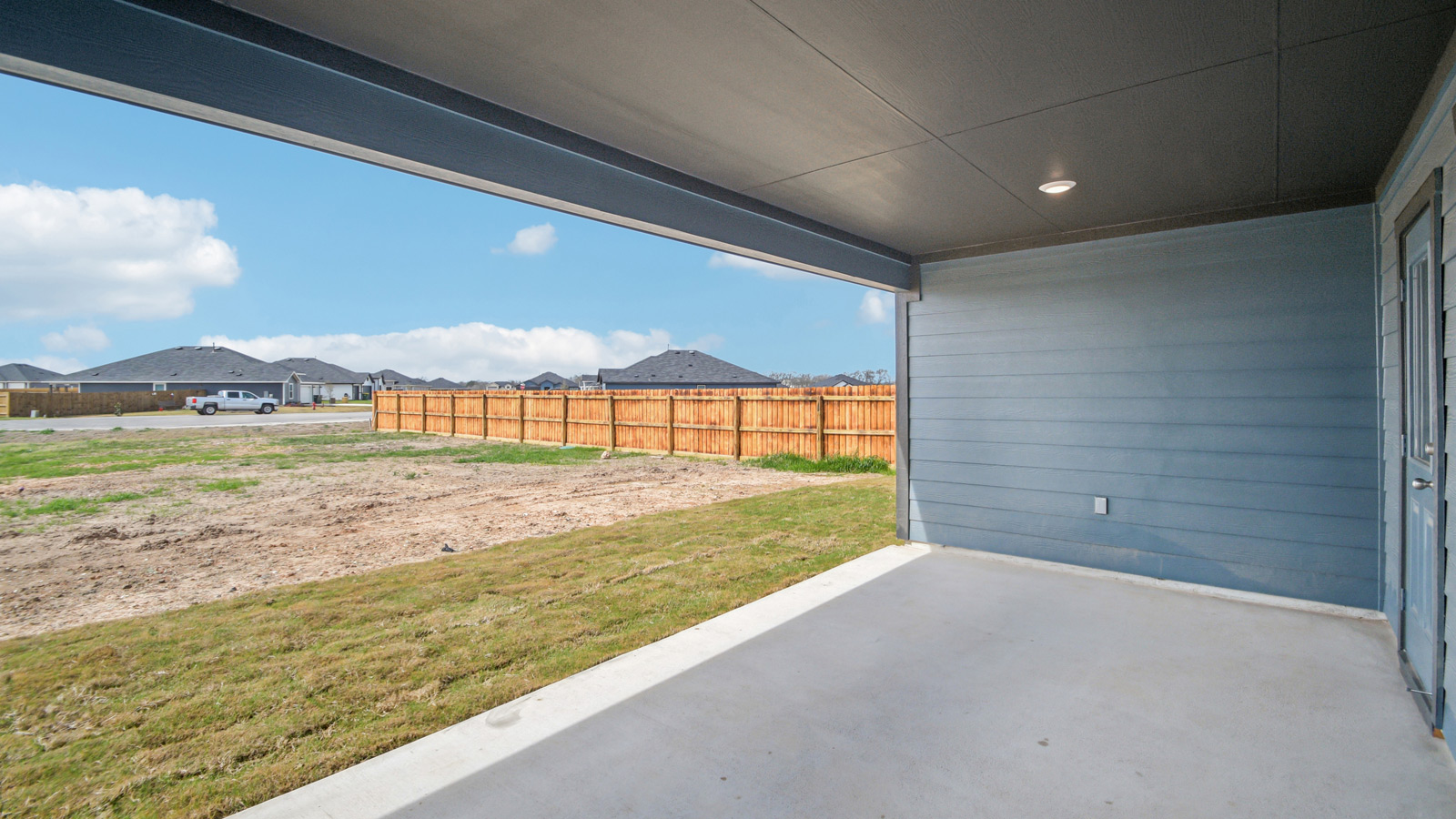 Back patio of 164 Great Northern Drive