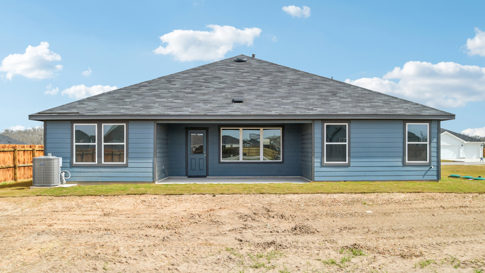 Back patio of 164 Great Northern Drive