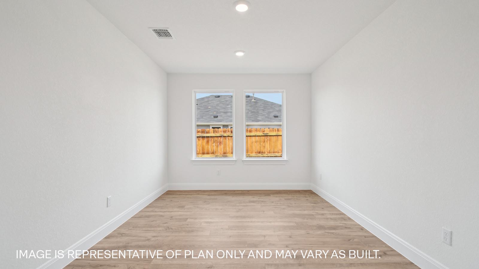 Flex space located off the living area.