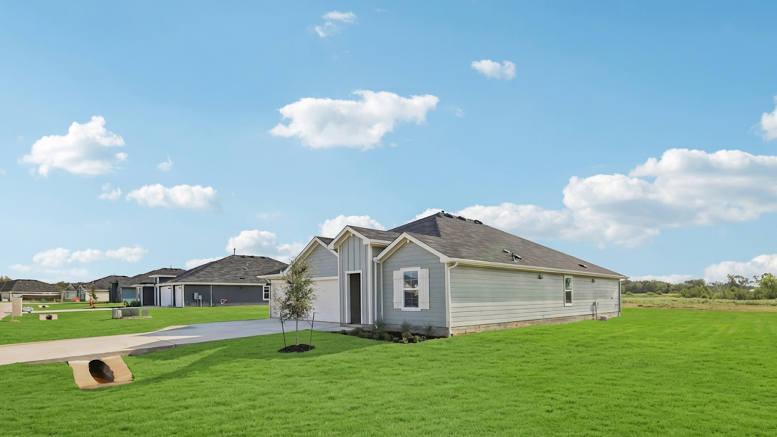 The Fairfield Floorplan-Elevation B at Railhead in Cedar Creek, TX