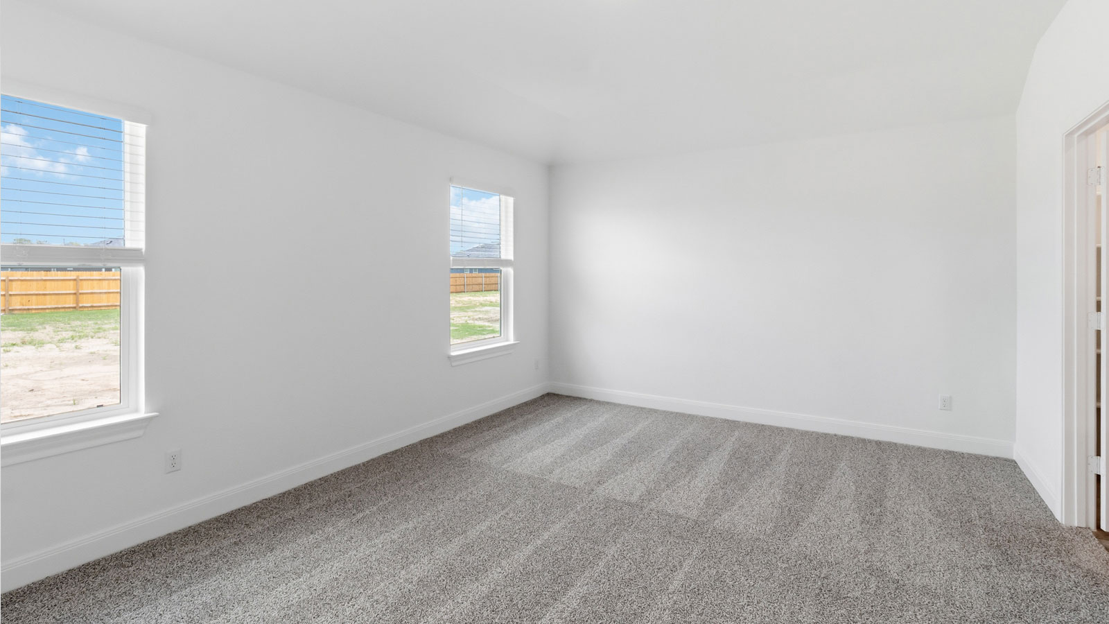 Bedroom 1 with ensuite bathroom.