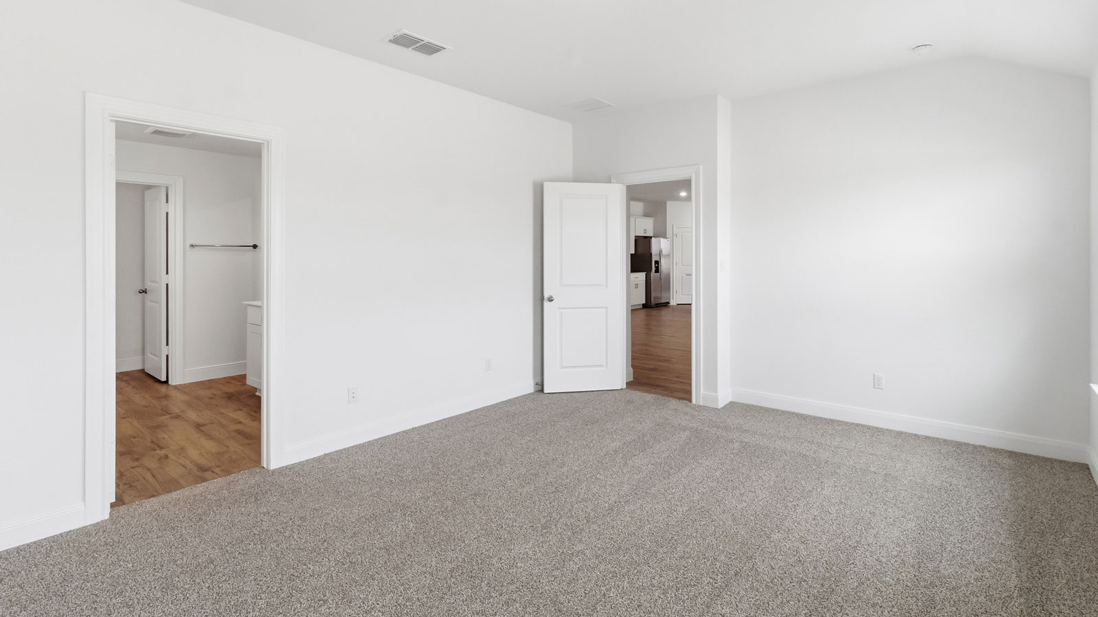 Bedroom 1 with ensuite bathroom.