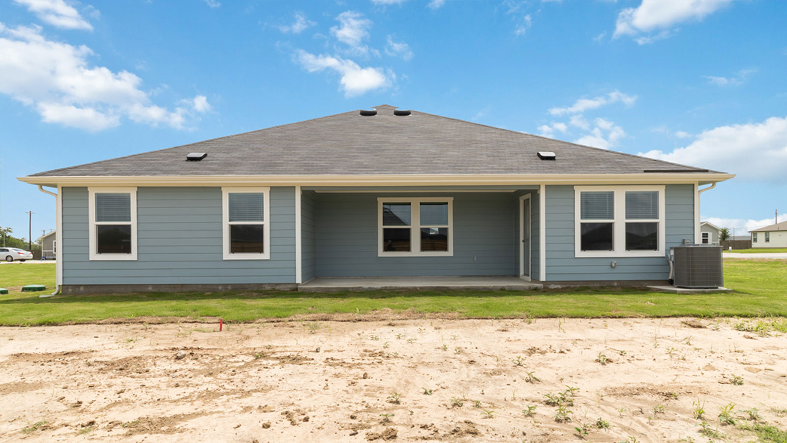 Half acre lot.