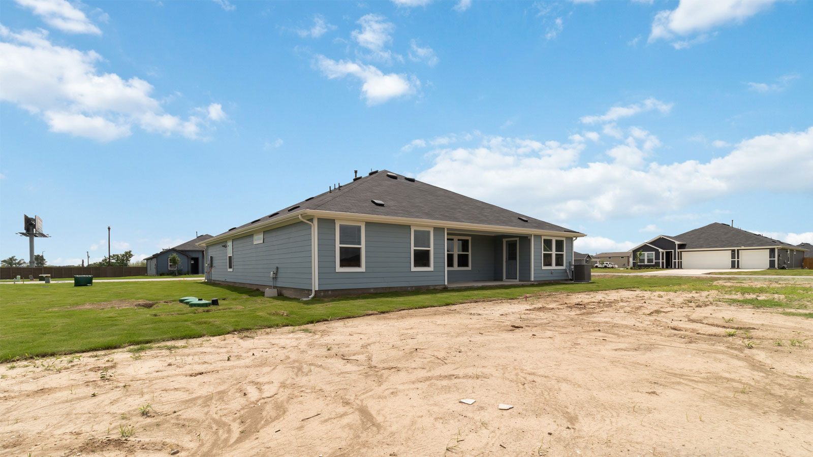 Half acre lot.