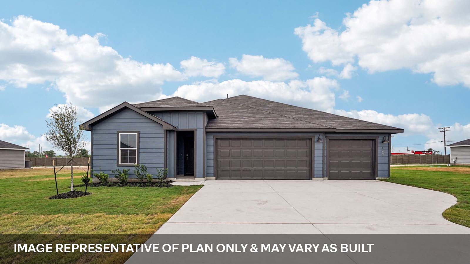 The Courtland Front Exterior Home - Elevation A