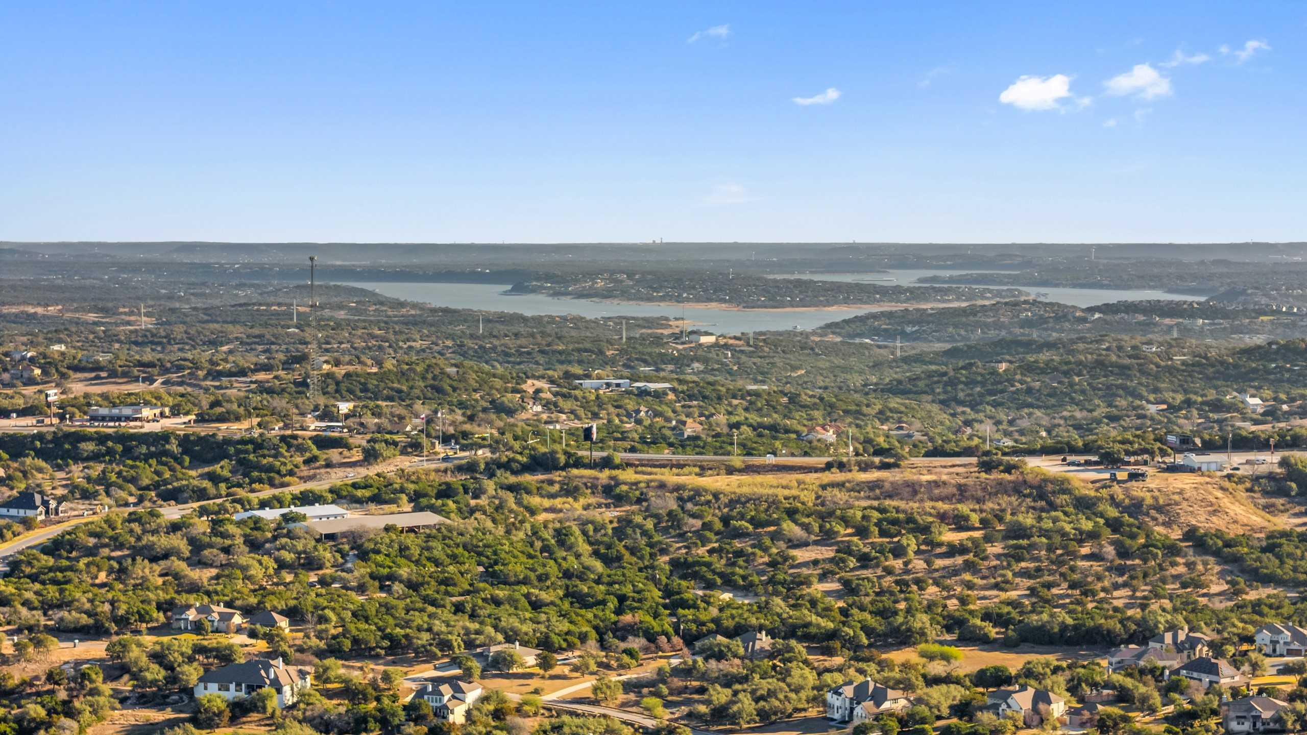 overhead view of community