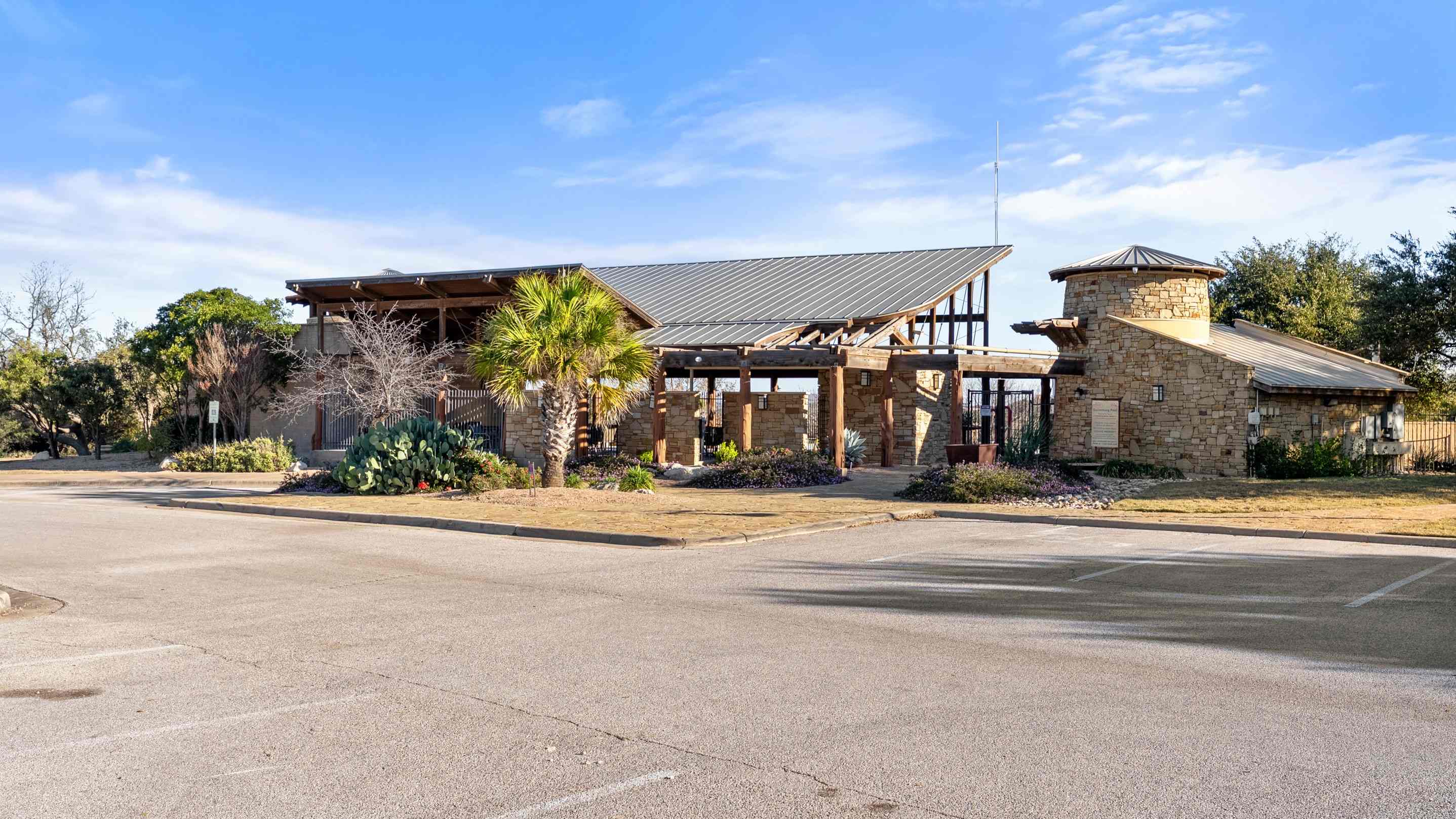 Amenity centrer entrance