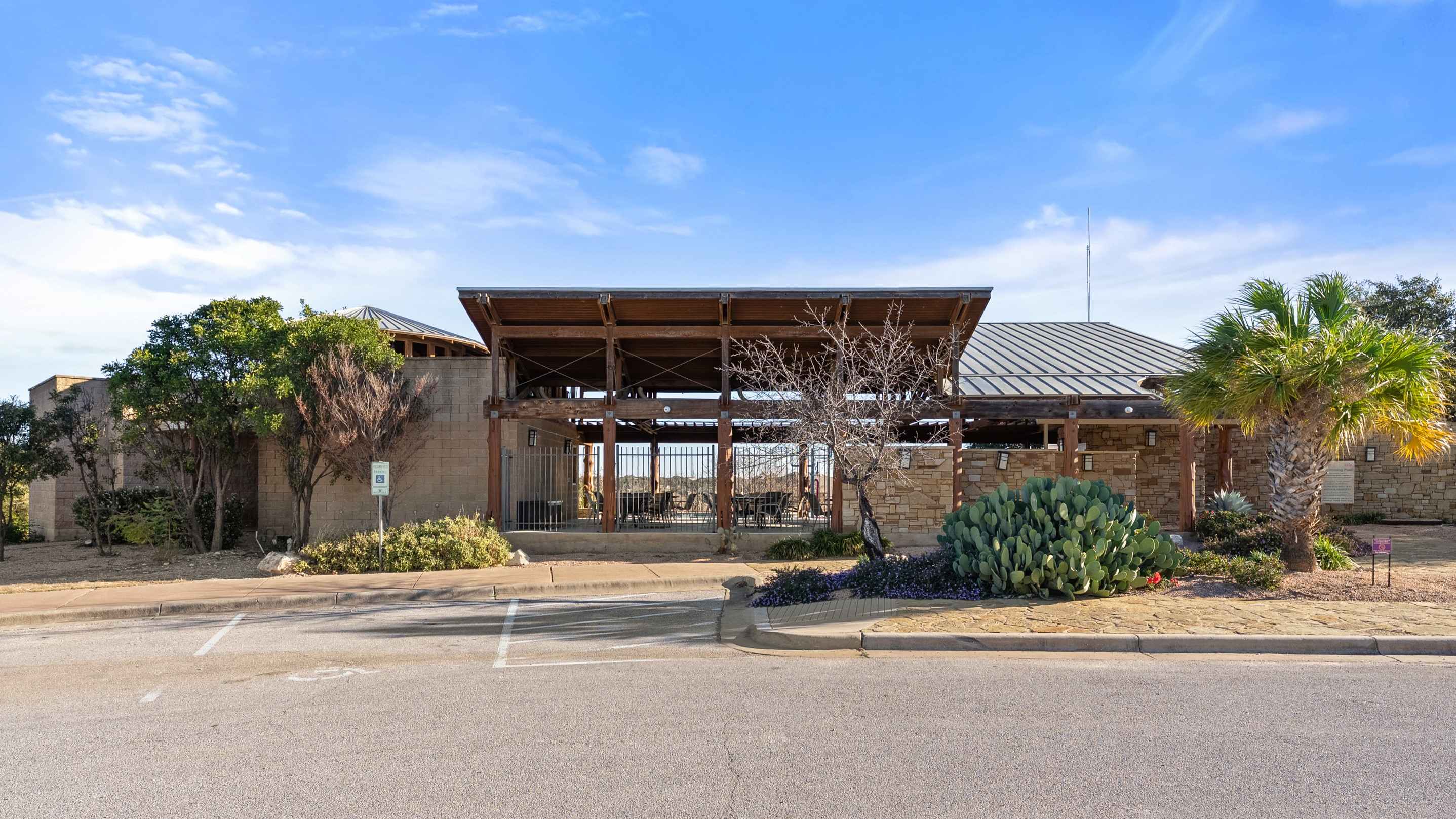 Amenity centrer entrance