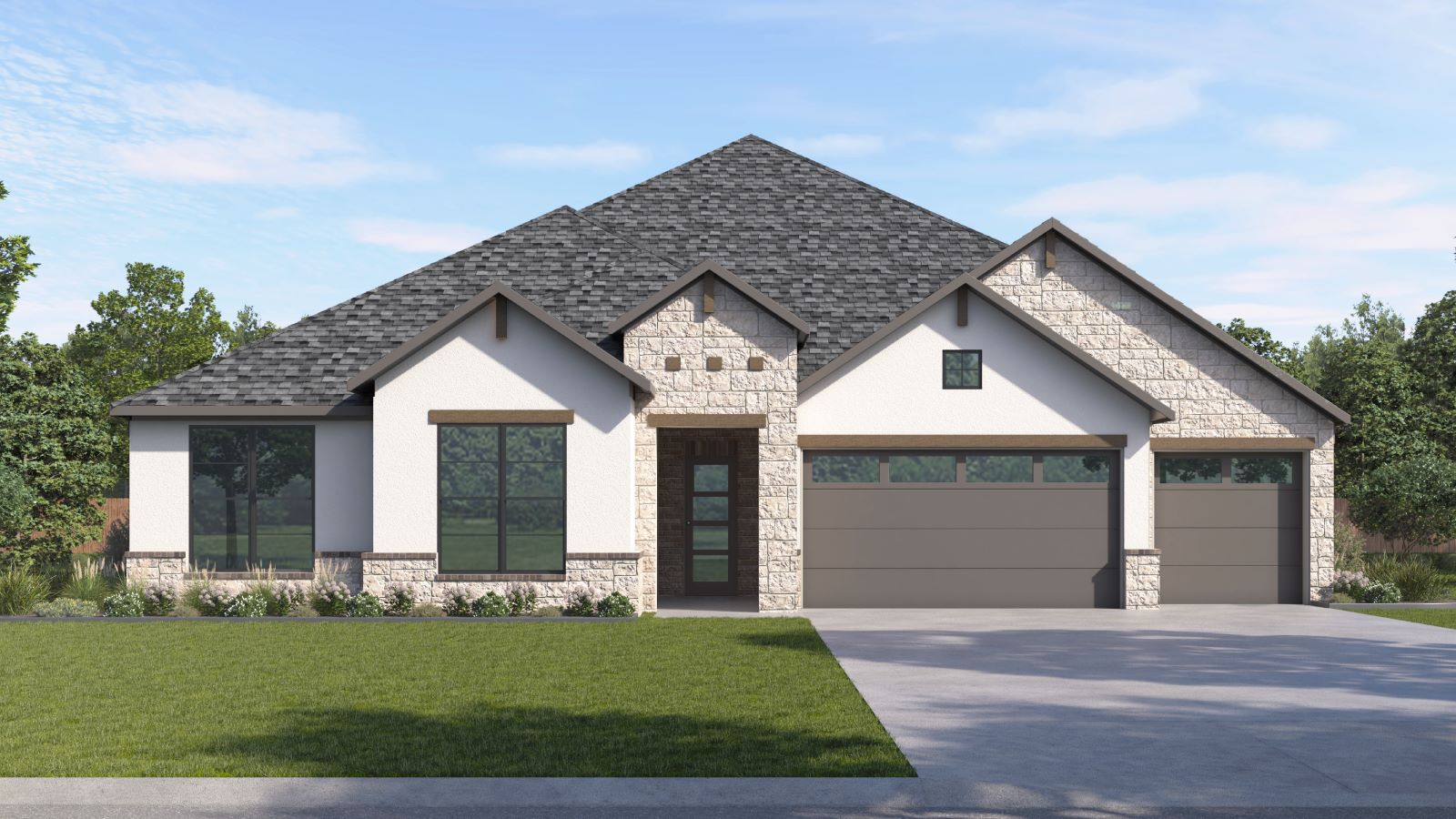 The Bremond floorplan at Sola Vista at West Cypress Hills in Spicewood, TX.