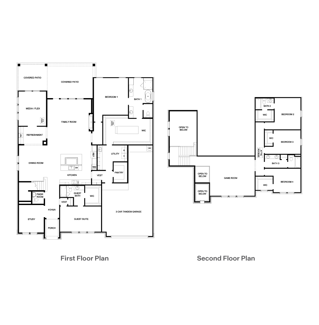 The Fulton floorplan at Sola Vista at West Cypress Hills in Spicewood, TX.
