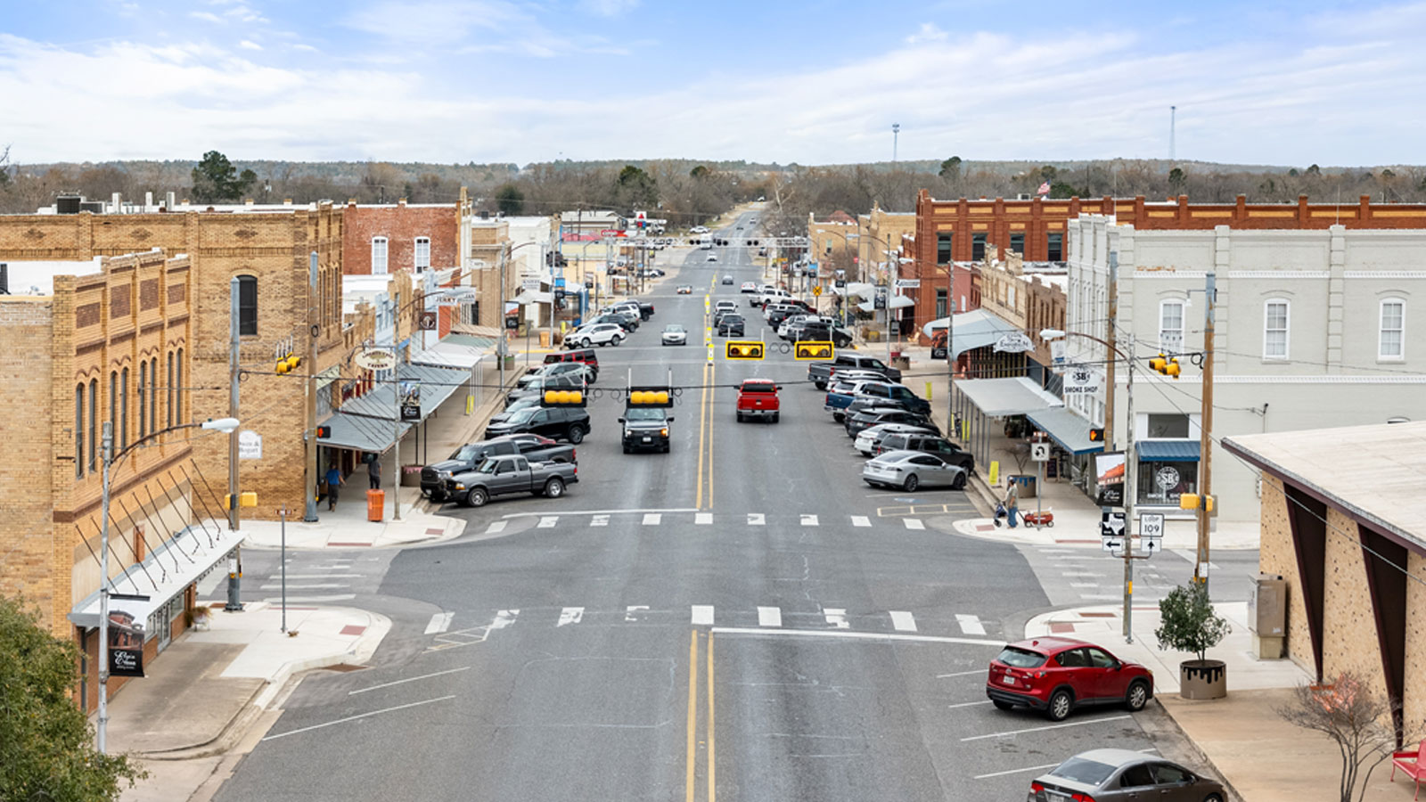 Downtown Elgin, just outside of Austin.