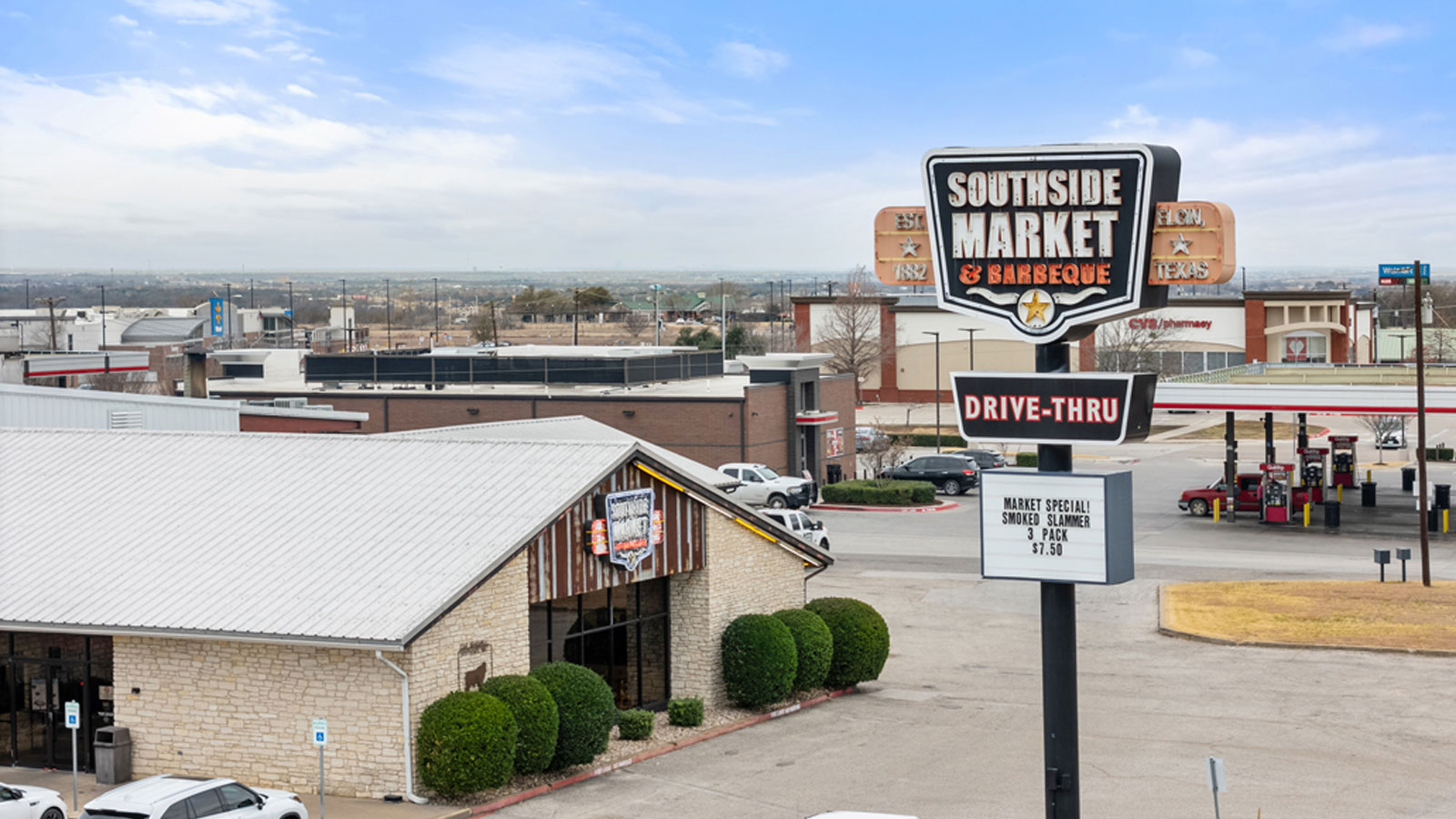 Downtown Elgin, just outside of Austin.