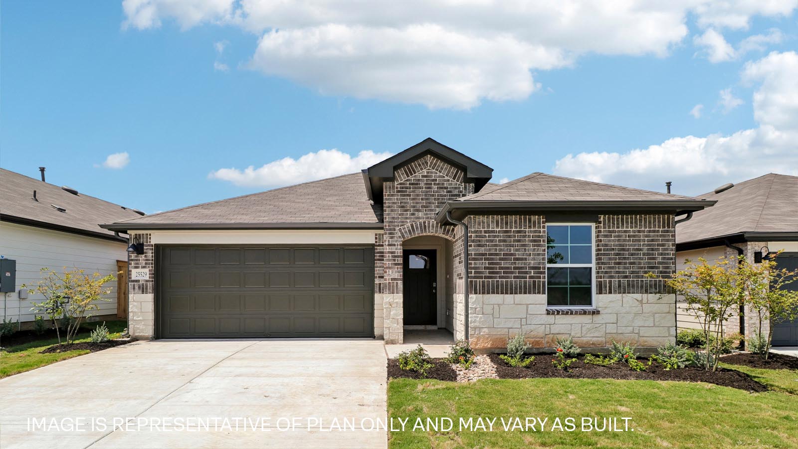 The Caden Front Exterior Rendering Elevation B