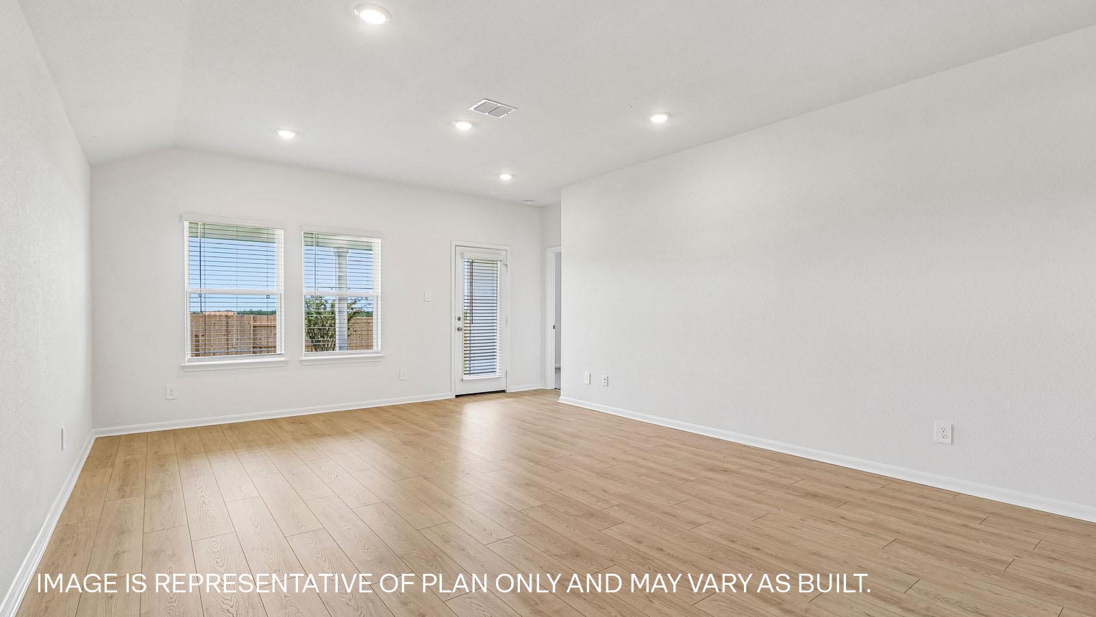 Gaven Open Livingroom with Backyard View