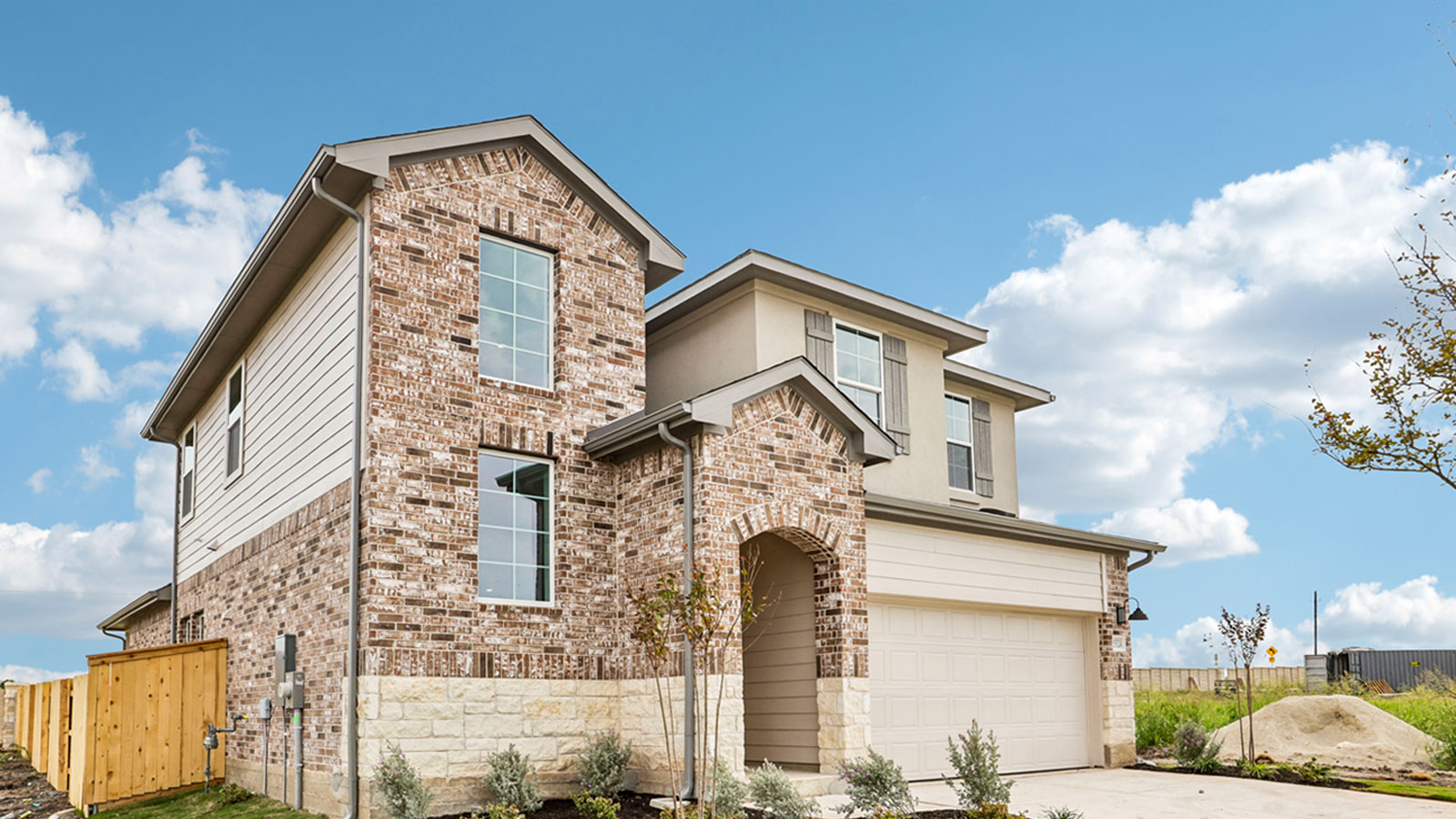 The Pierce Floorplan at Briarwood-Elevation B in Elgin,Tx