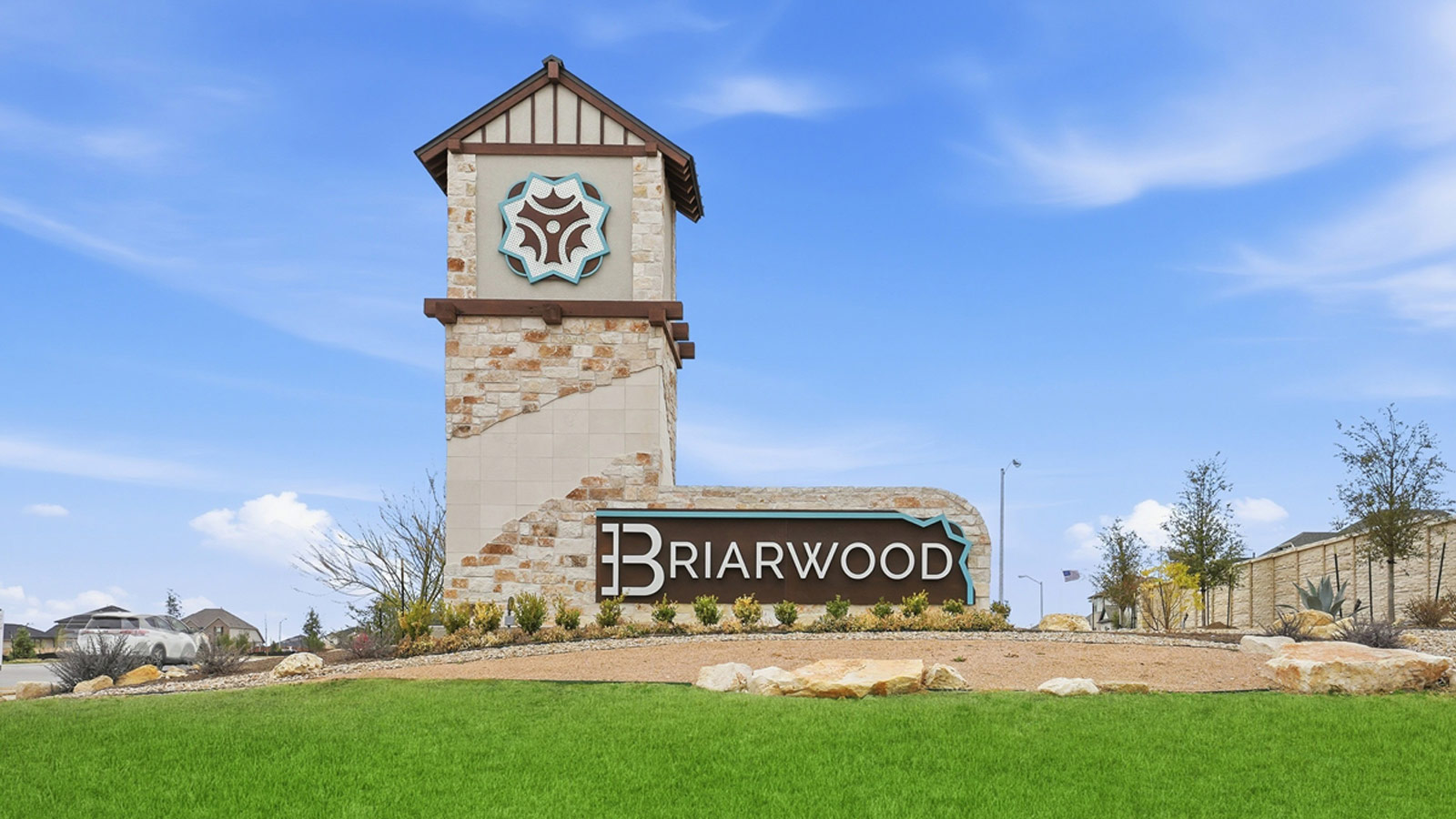 Briarwood Entry Monument.