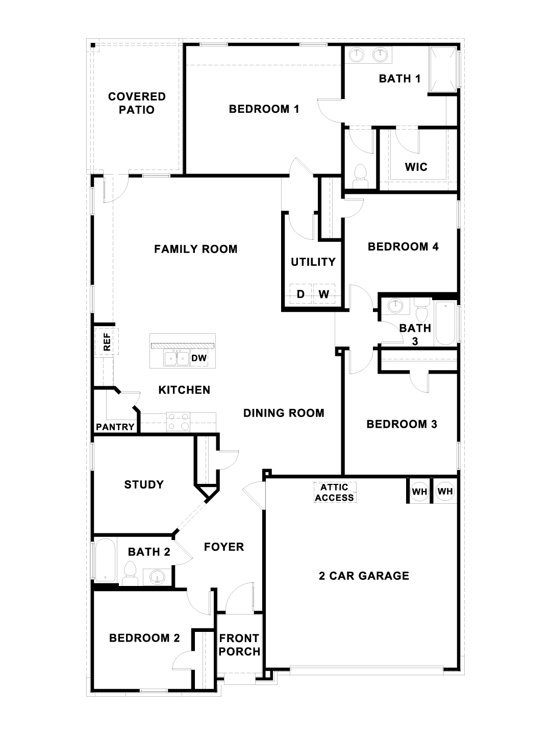 The Lakeway Floorplan