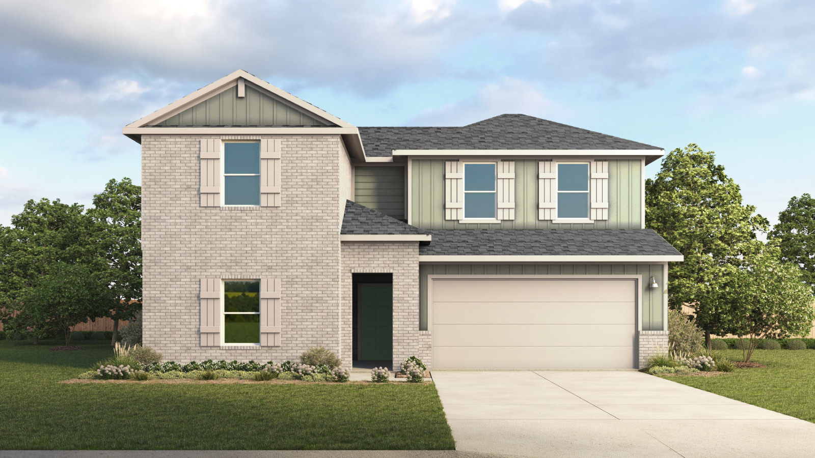 The Ozark Floorplan at Revelry-Elevation H