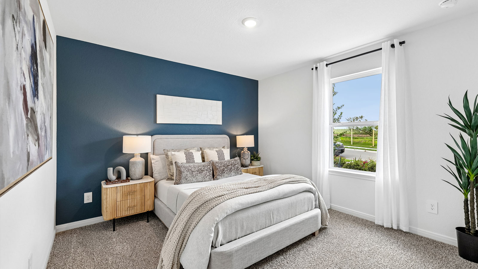 Bedroom 4 located at the front of the home.