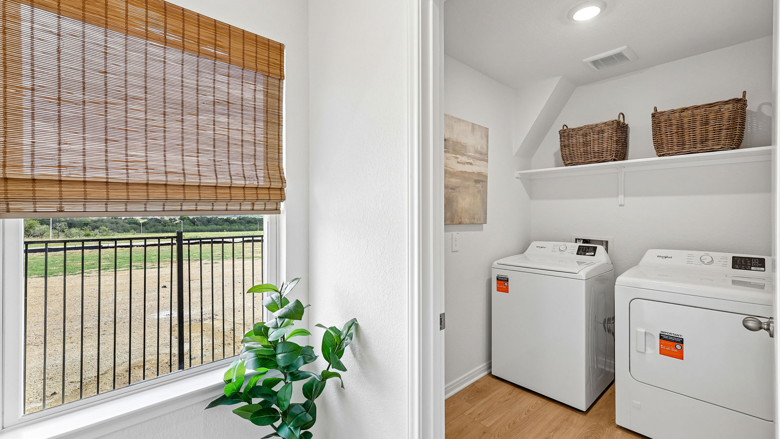 Utility room located off the kitchen.