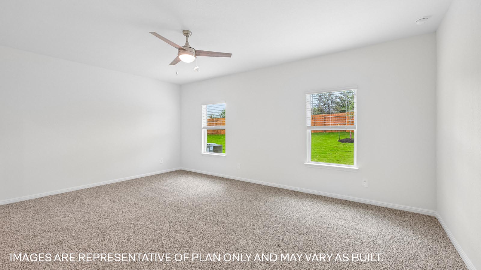 Kemah Primary Bedroom with Ceiling Fan