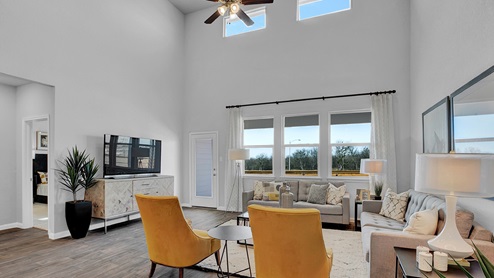 Livingroom with luxury floor plan at 208 Sky Meadows Circle