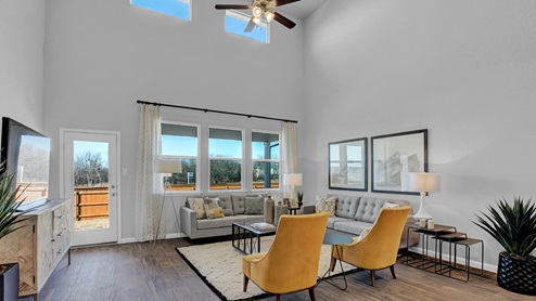 Livingroom with luxury floor plan at 208 Sky Meadows