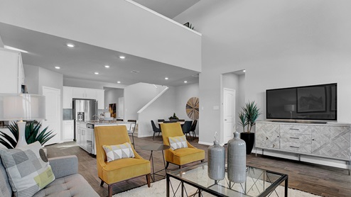 Open living space at 208 Sky Meadows Circle