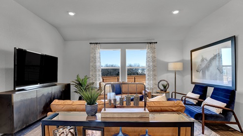 Open living space at 204 Sky Meadows Circle