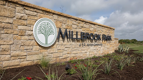 Millbrook Park Entry Monument