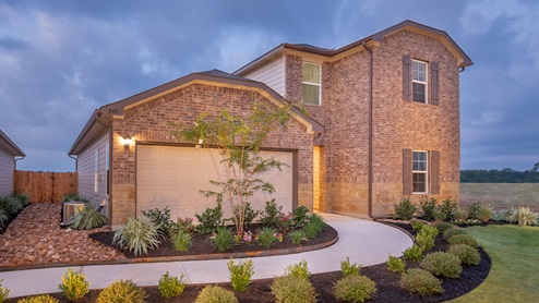 Midland model home exterior at 944 Chachalaca Court