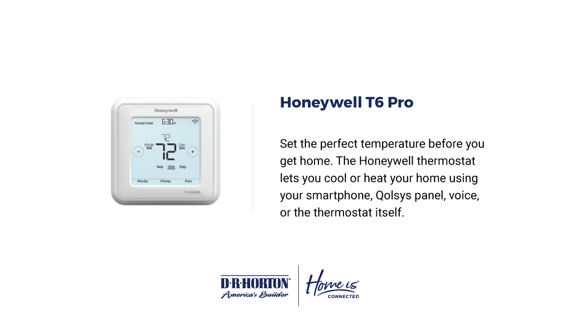 Home is Connected Thermostat