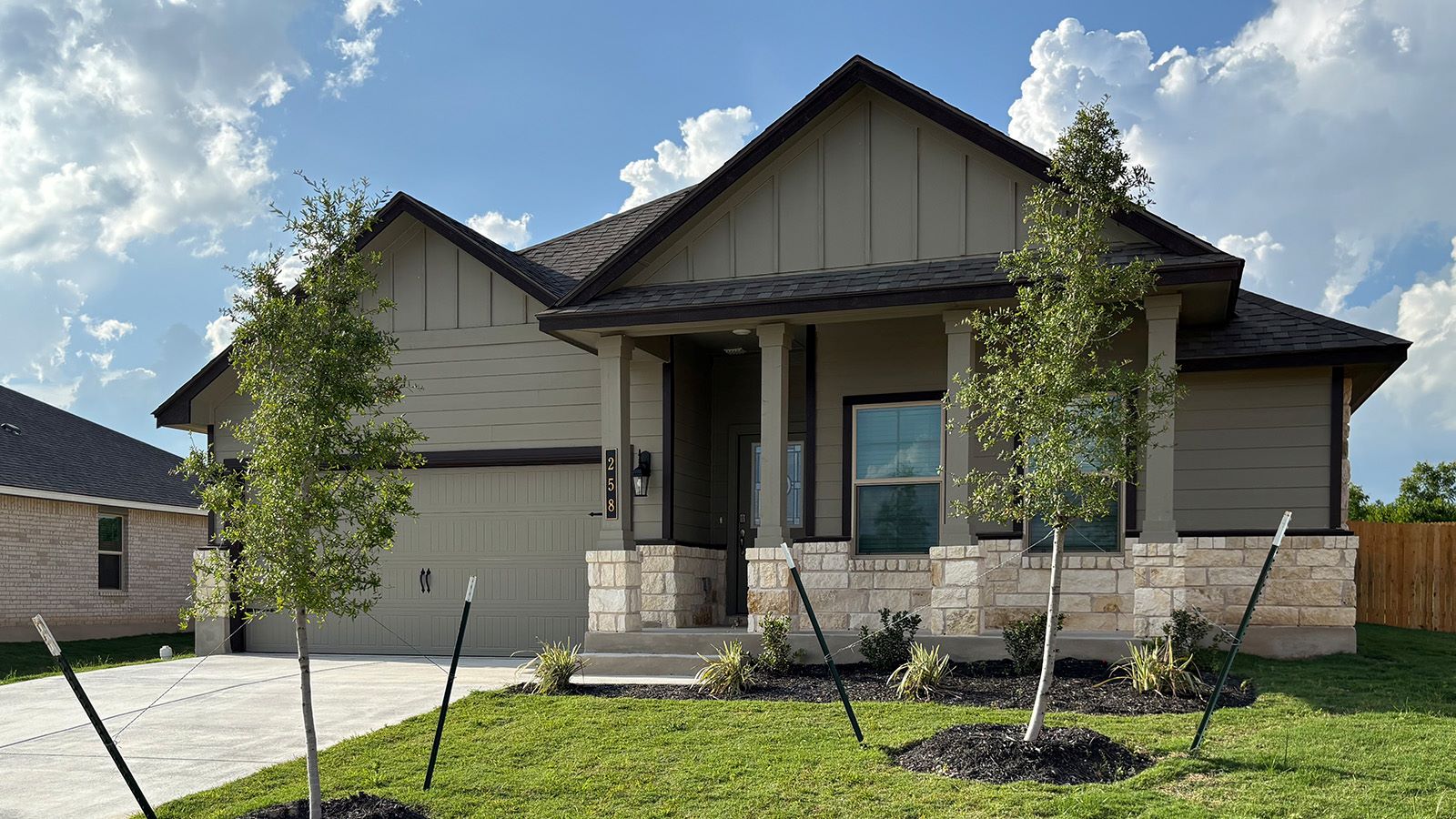 Alpine Front Exterior H Elevation.