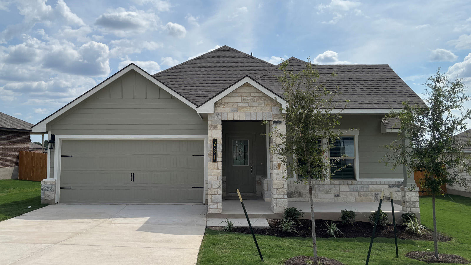 Dakota Front Exterior H Elevation.