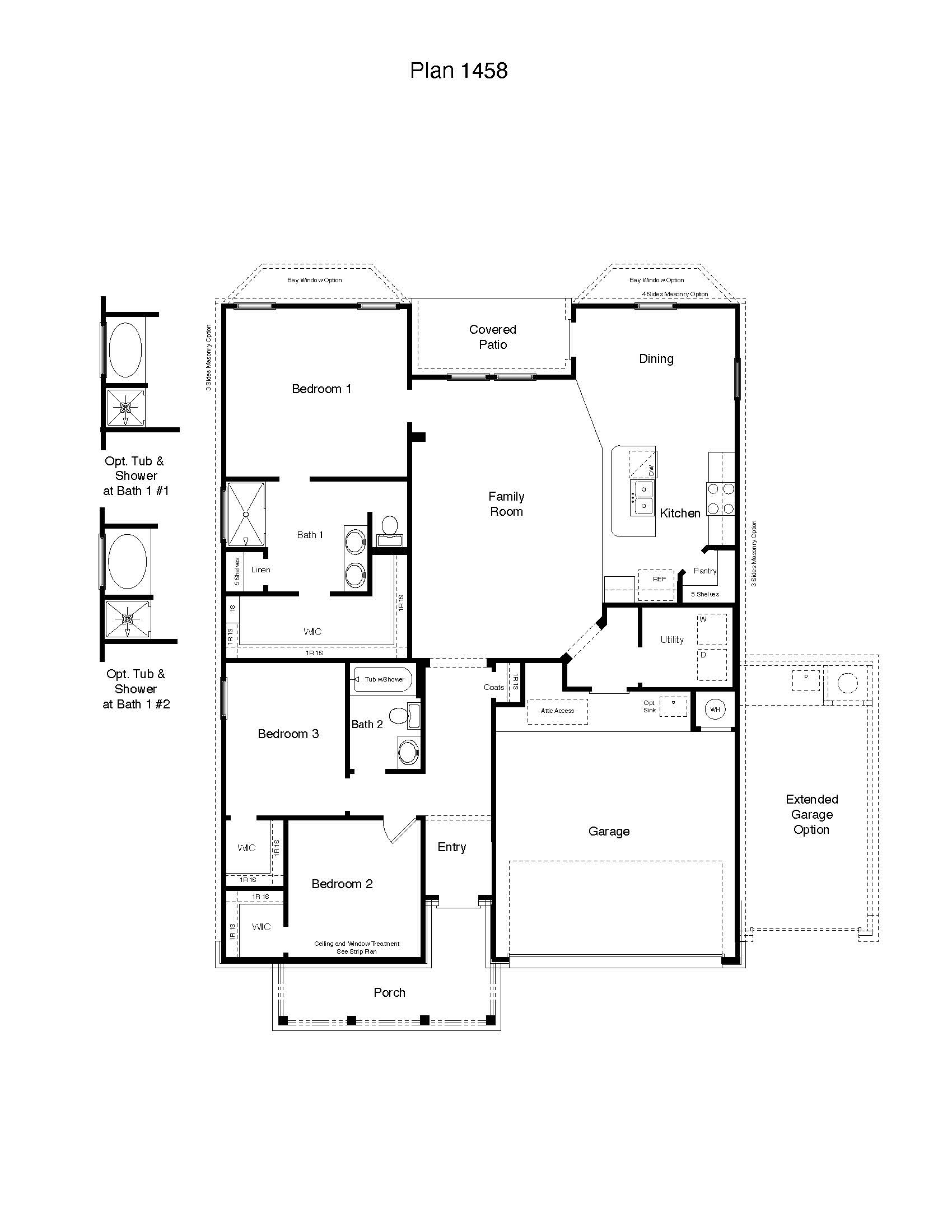 Floor Plan in Three Creeks Colt Creek Belton, TX D.R. Horton