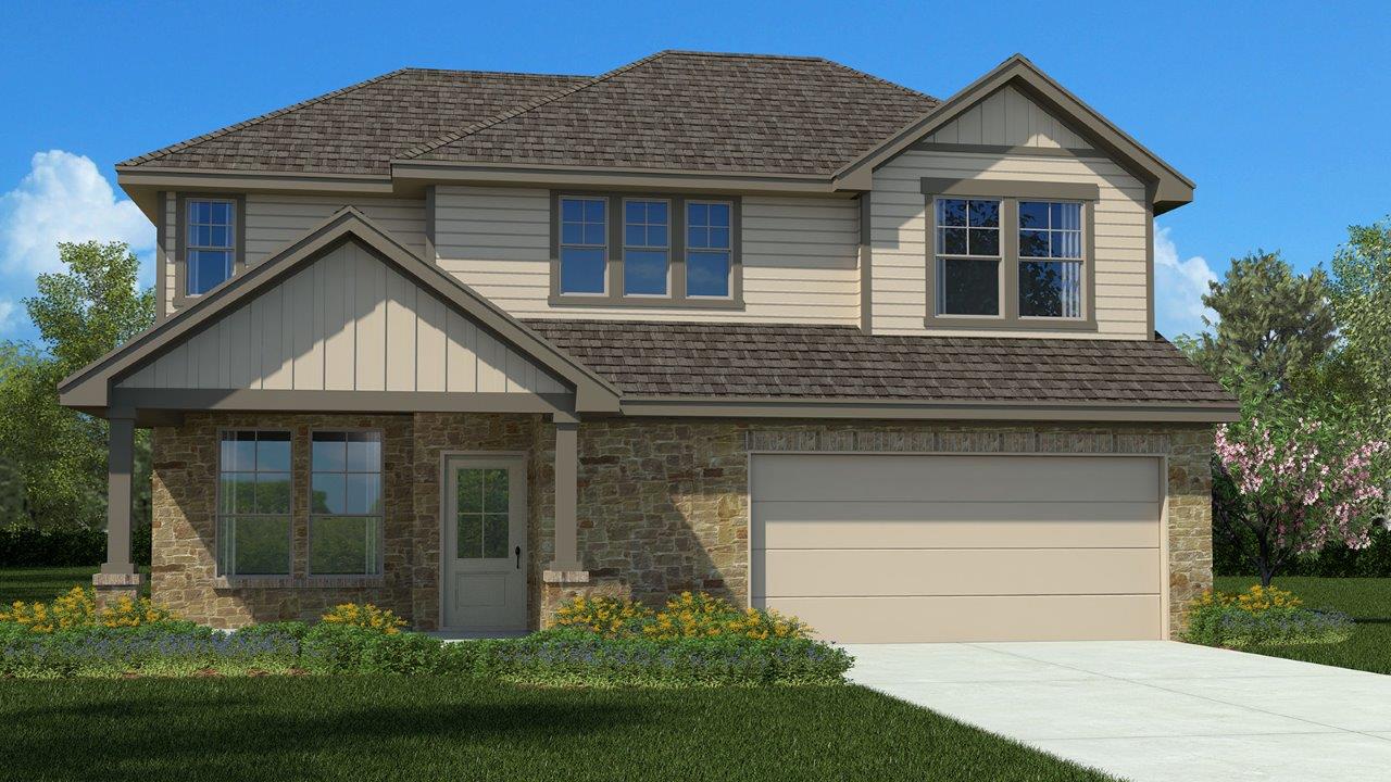 Floor Plan in Three Creeks Colt Creek Belton, TX D.R. Horton