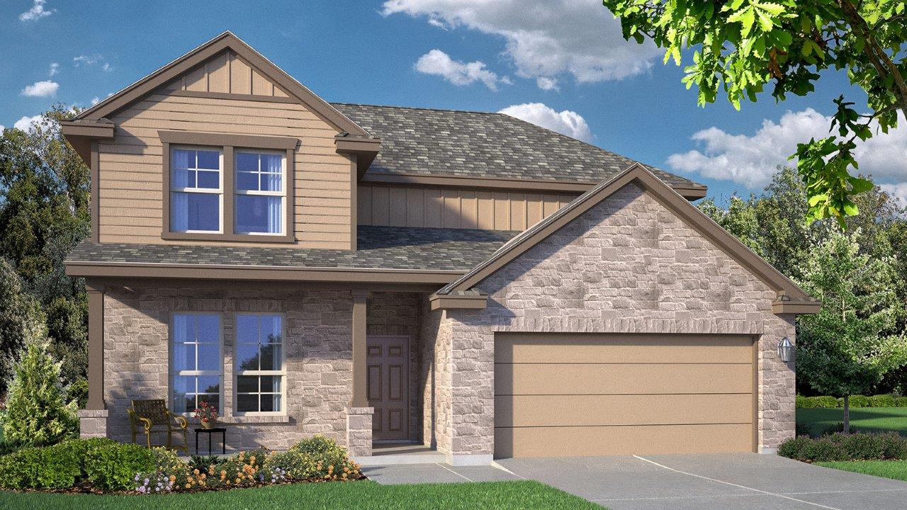 Floor Plan in Three Creeks Colt Creek Belton, TX D.R. Horton