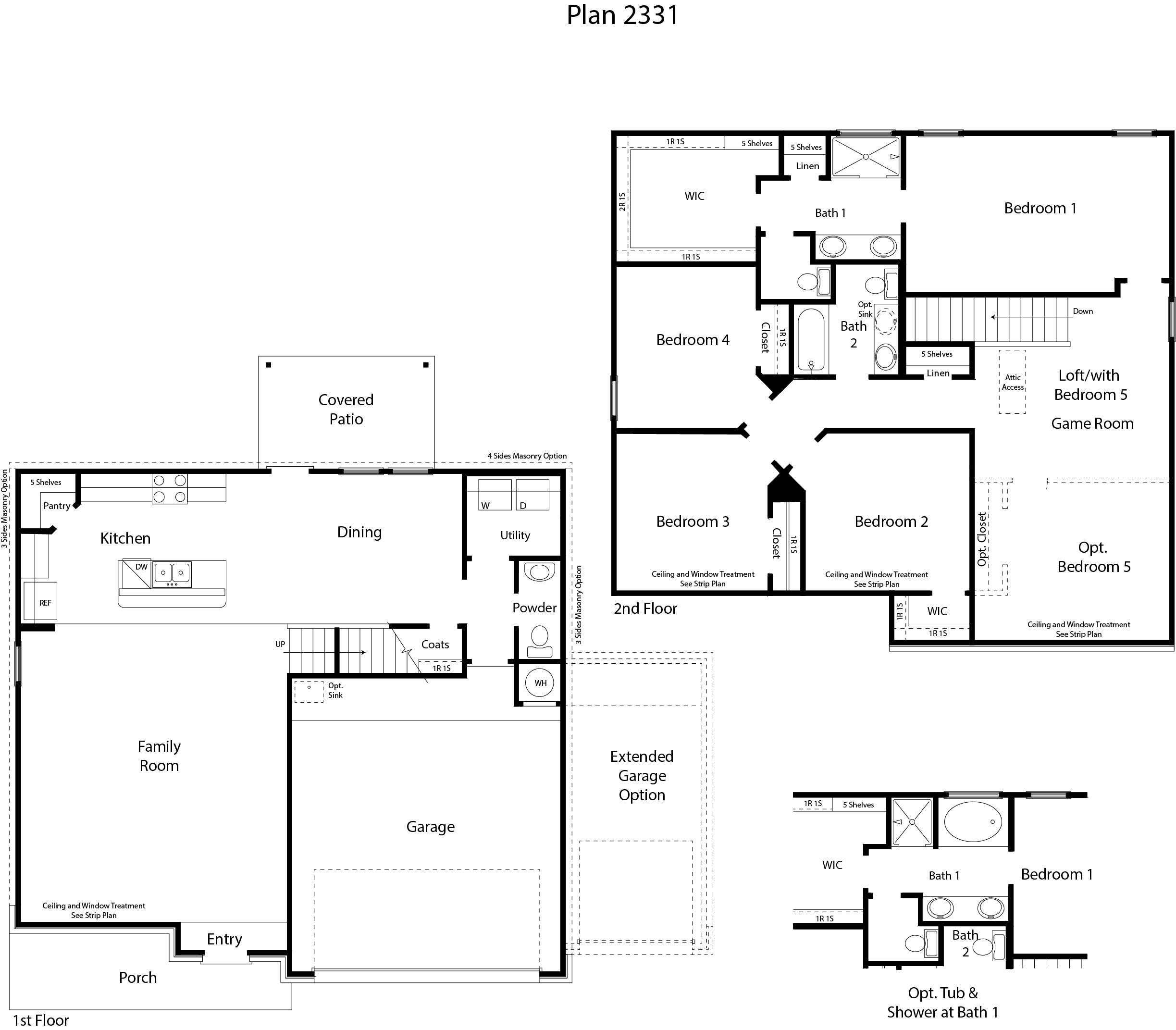 Aspen floorplan rendering