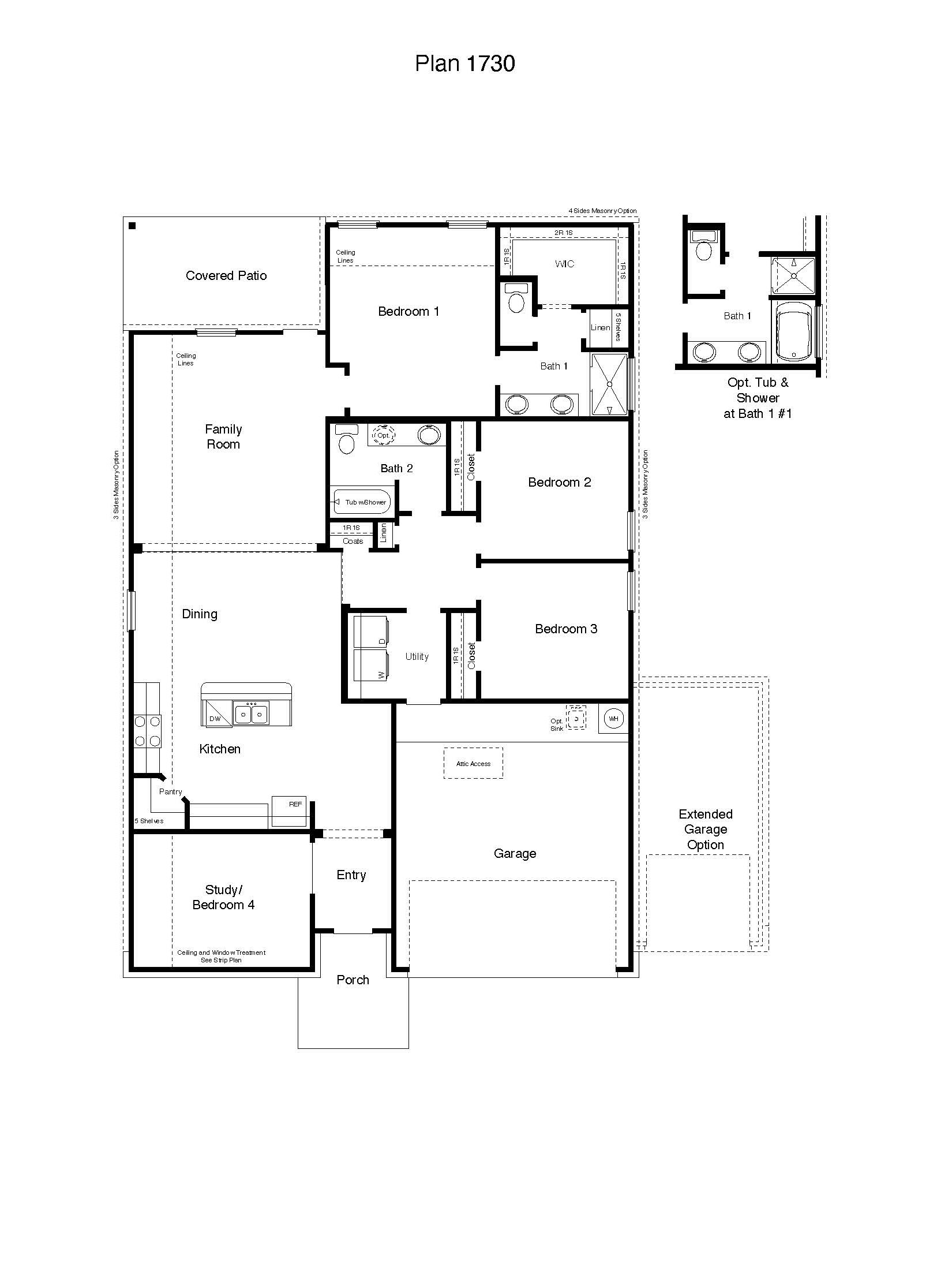 Richmond Floorplan Rendering.
