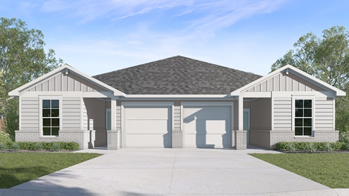 Multi Family Duplex Elevation B.