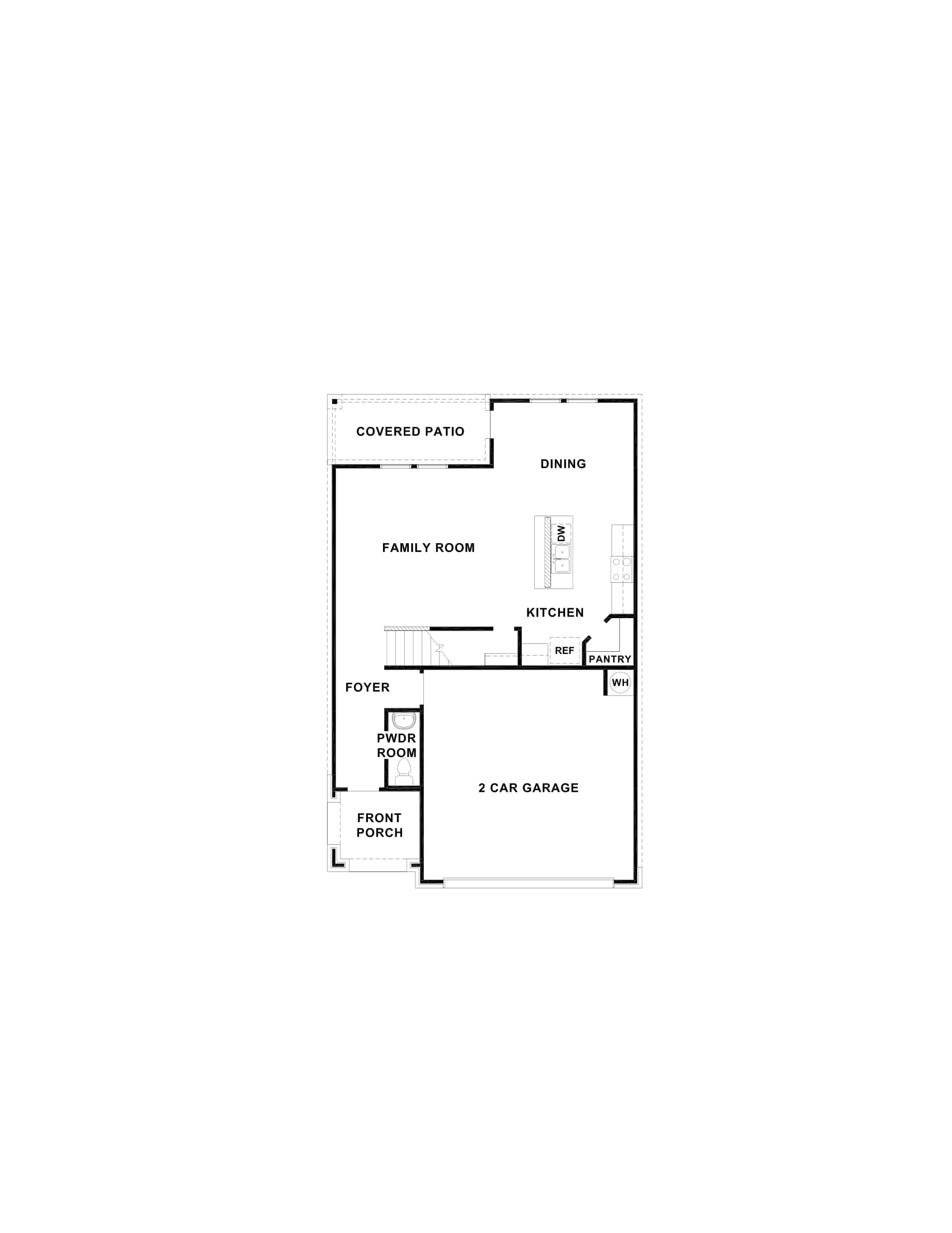 Grace First Floor Floorplan Rendering