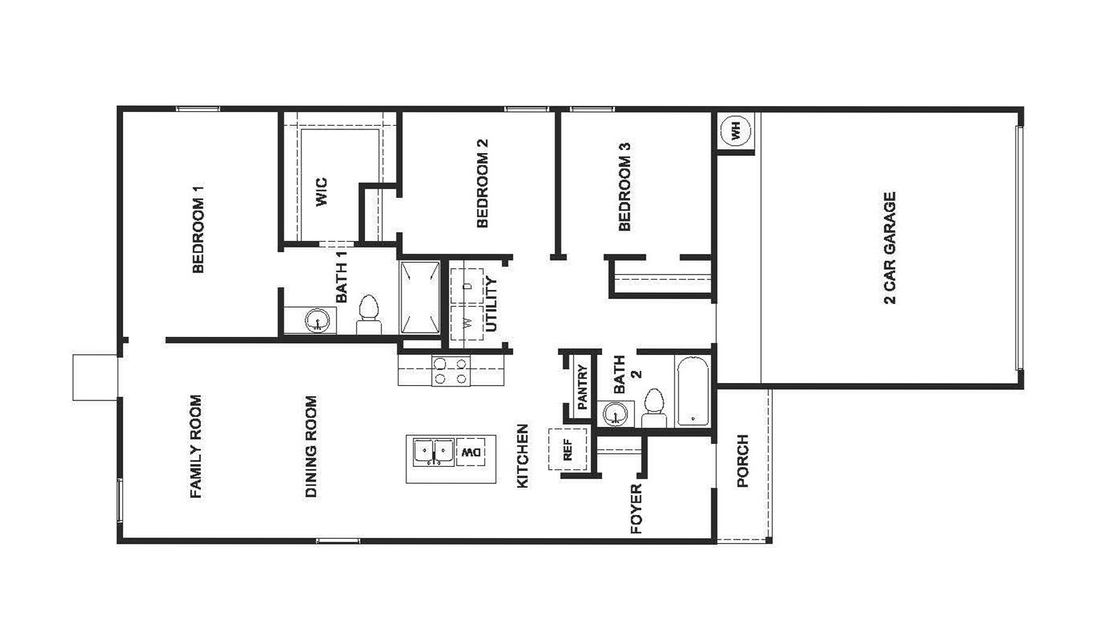 Atlanta Floorplan rendering.