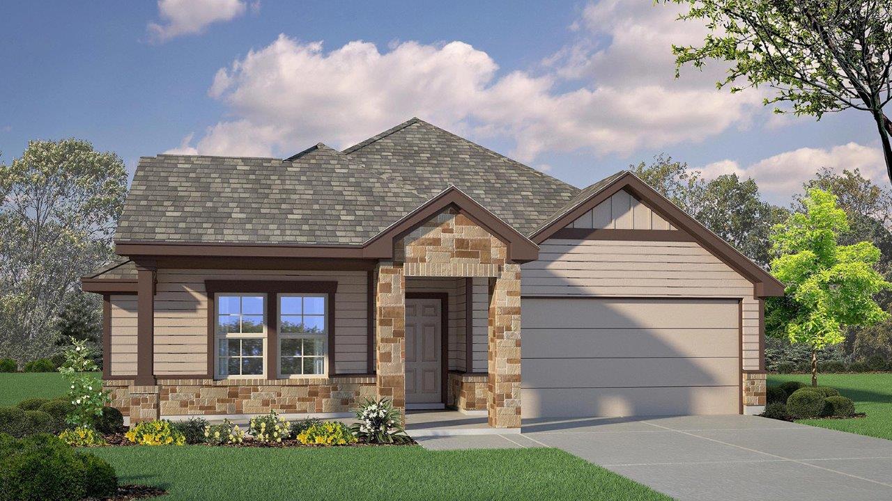 Dakota H exterior elevation rendering.