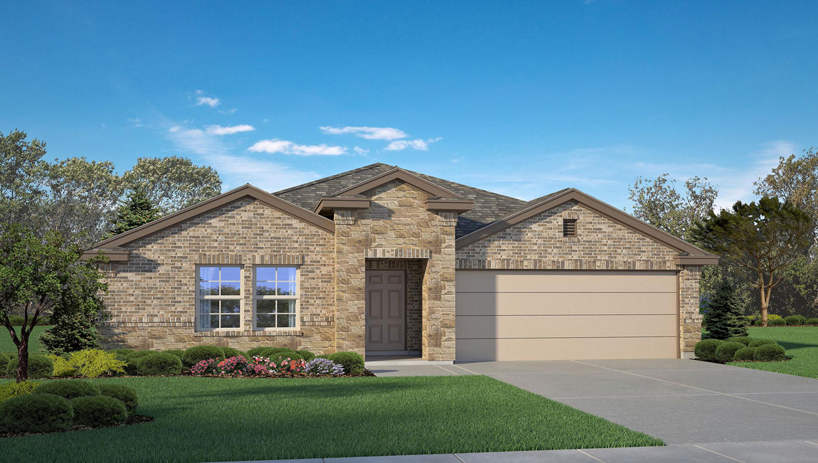 Dakota V exterior elevation rendering.