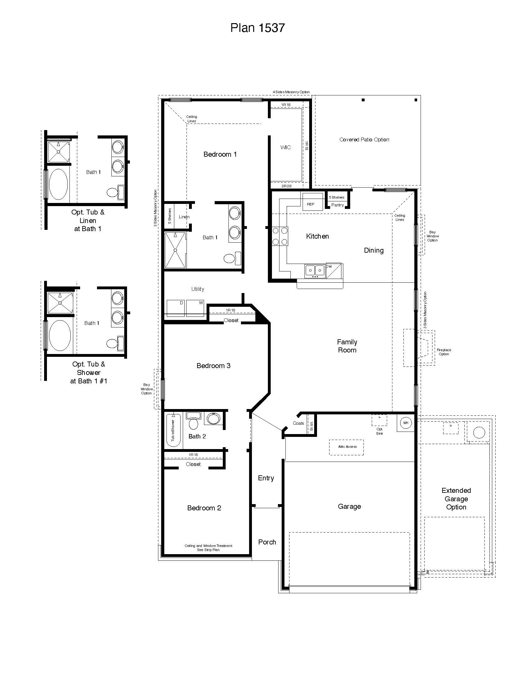Roosevelt Floor Plan Rendering.