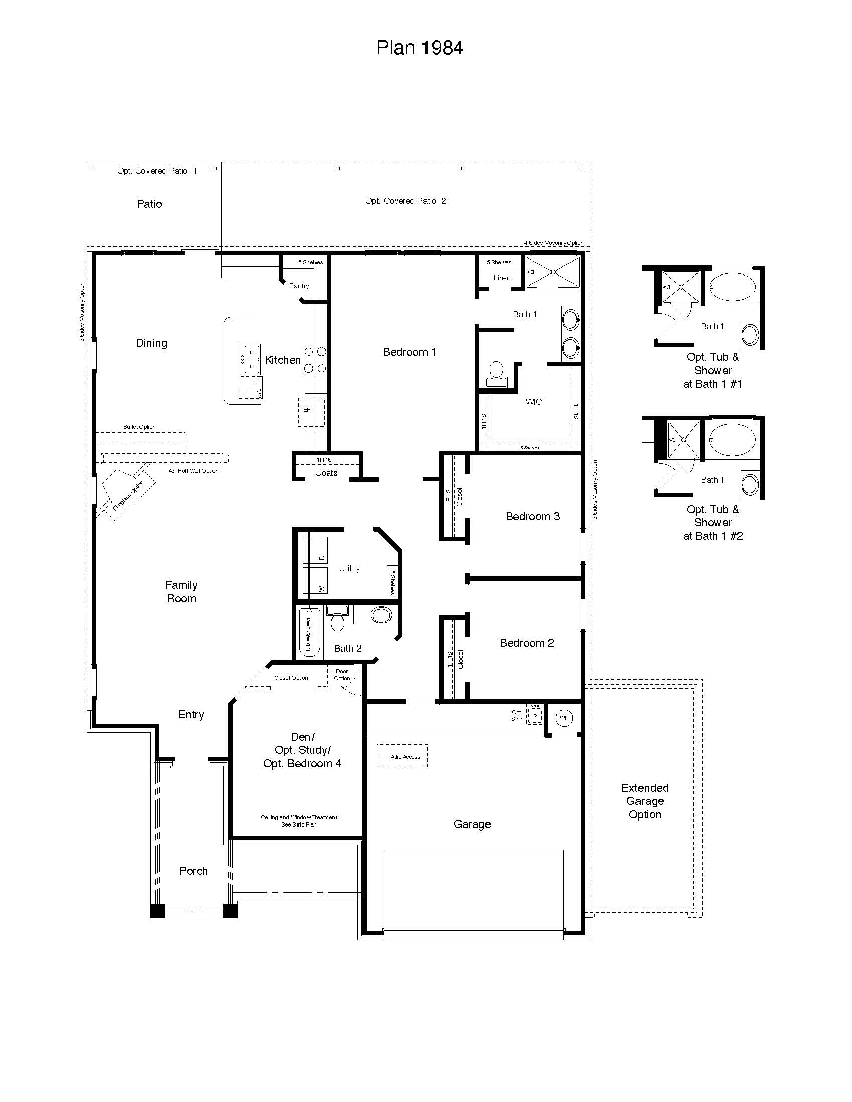 Elmwood floorplan rendering
