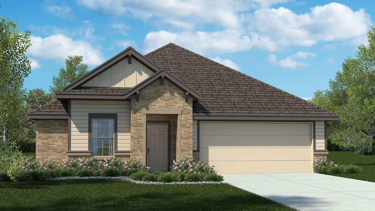 Everett H exterior elevation rendering.