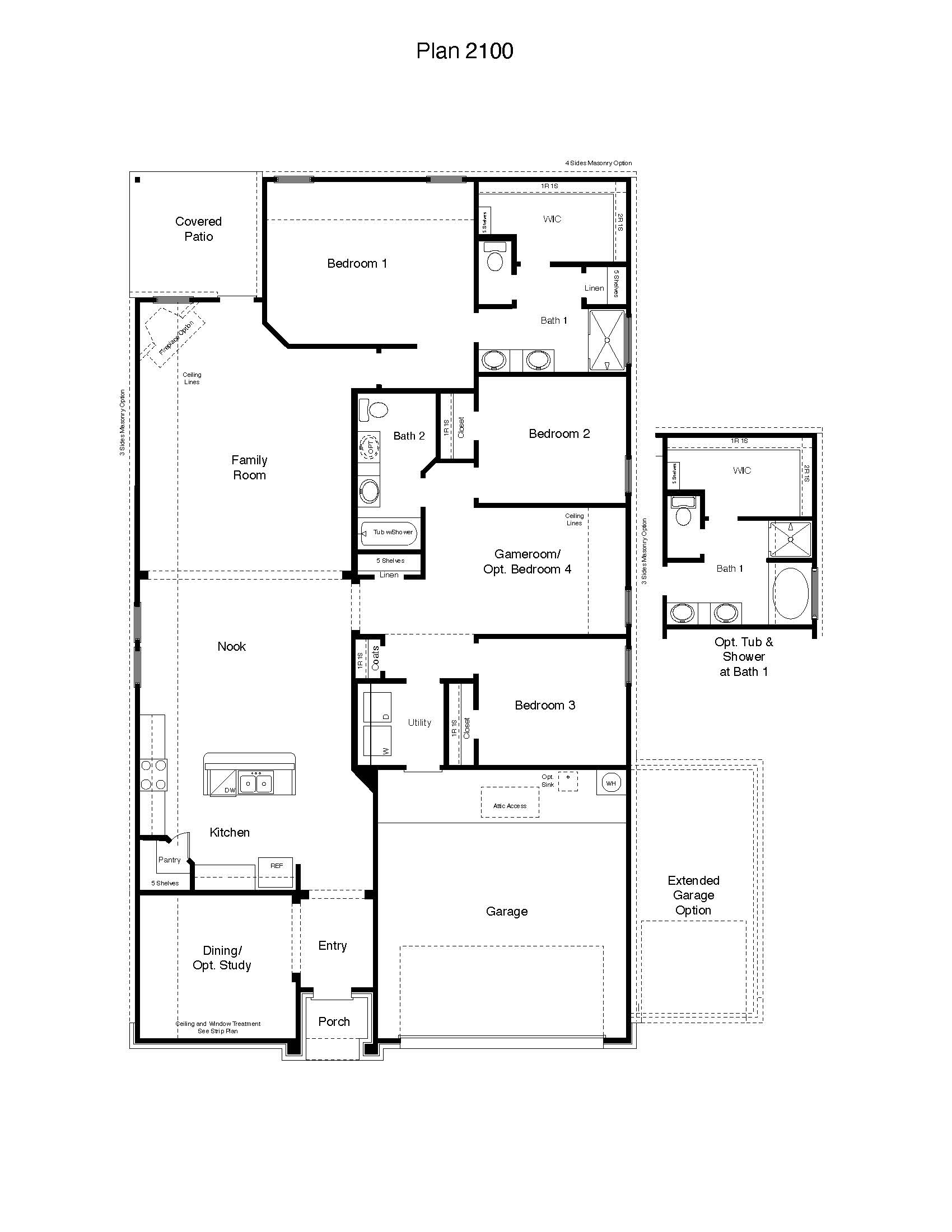 Everett floorplan rendering